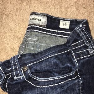 Lightly worn bke Sabrina Capri crops 26